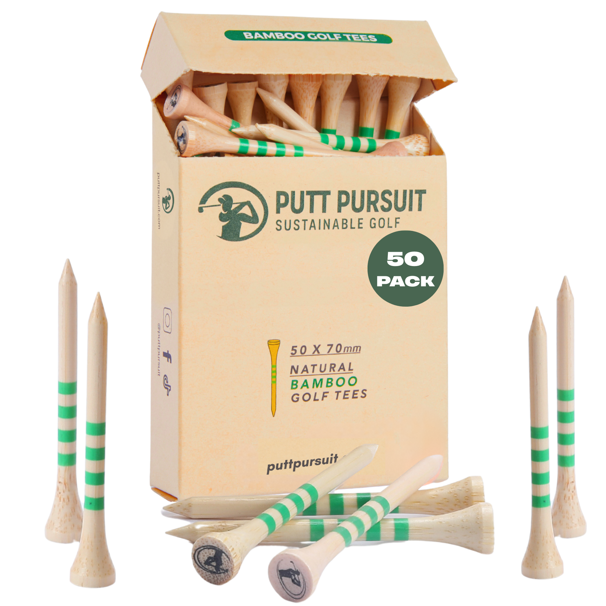 golf tees wooden 50 pack
