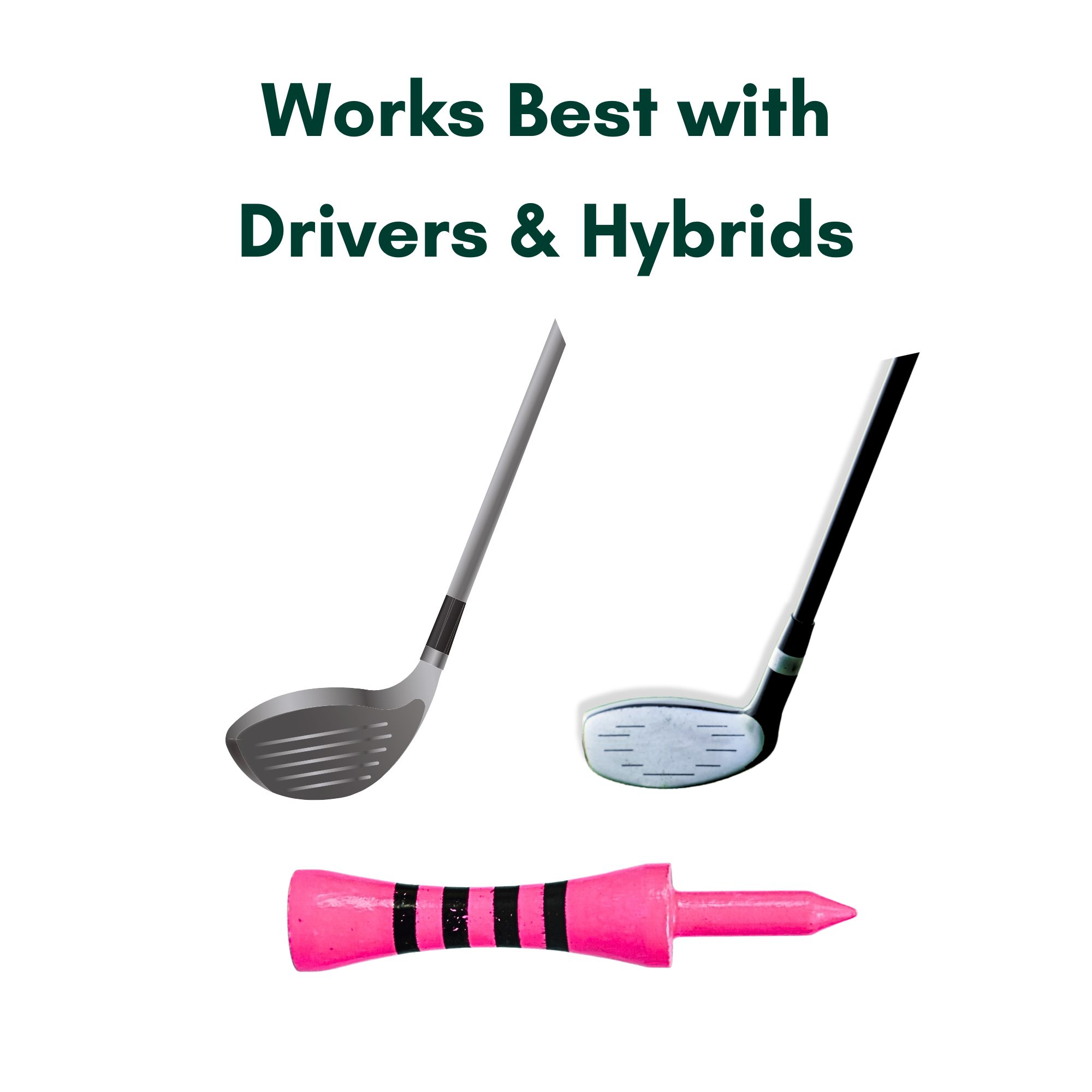 pink golf tee driver