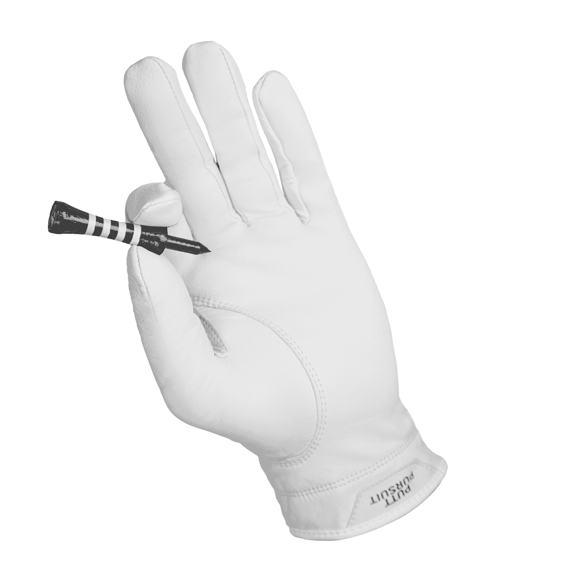 cabretta max form golf gloves holding castle tee