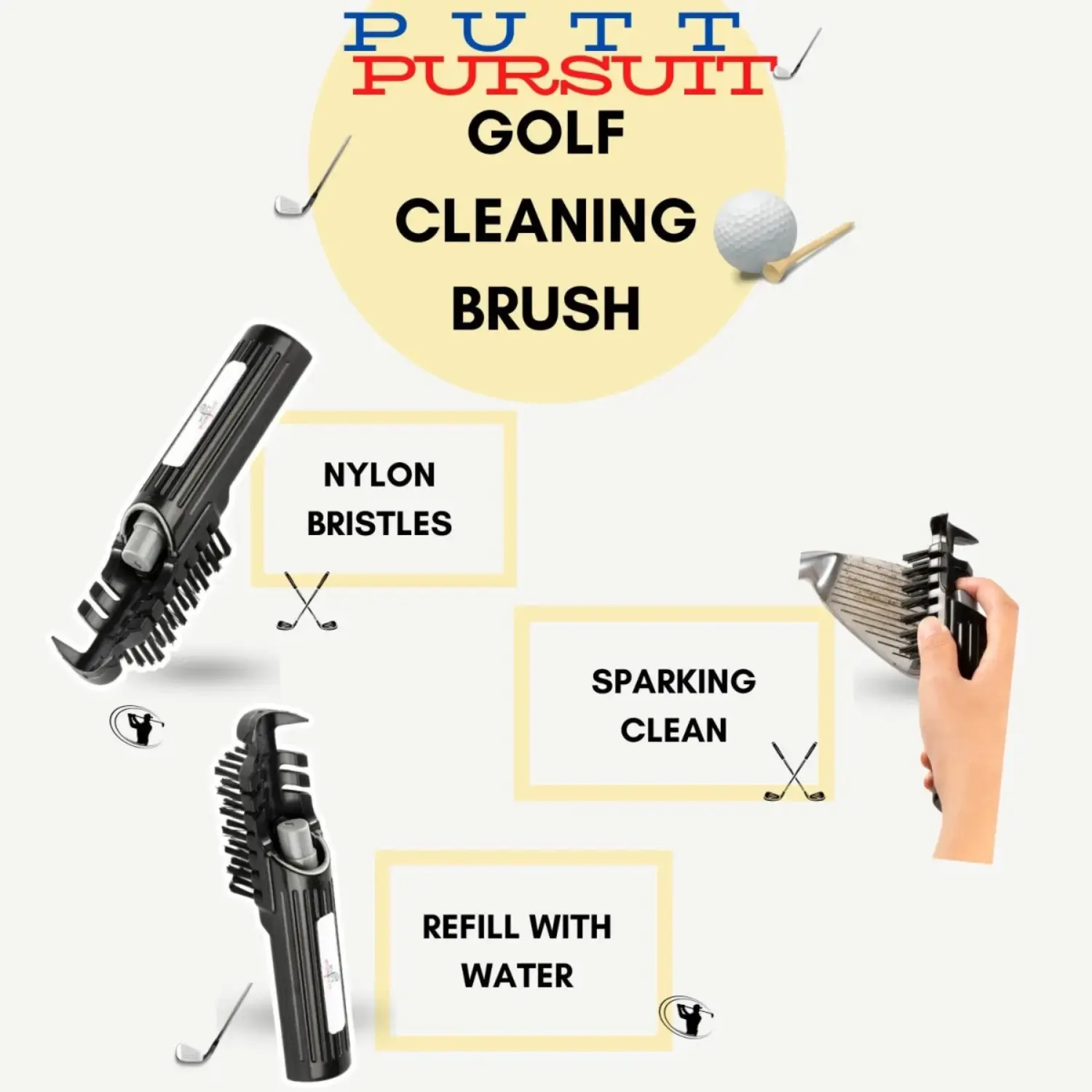 Golf Club Cleaning Brush