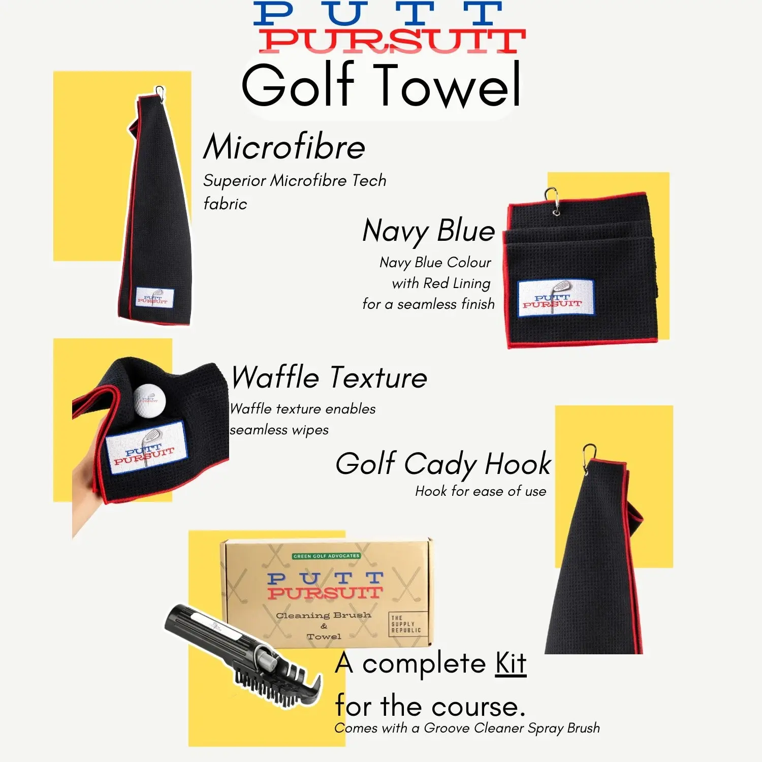 Golf Club Cleaning Towel