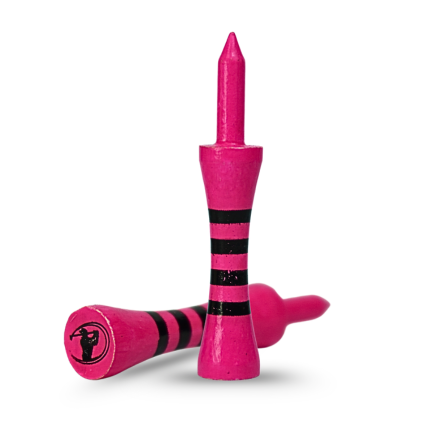 60mm Pink - Bamboo Castle Golf Tees - Image 4
