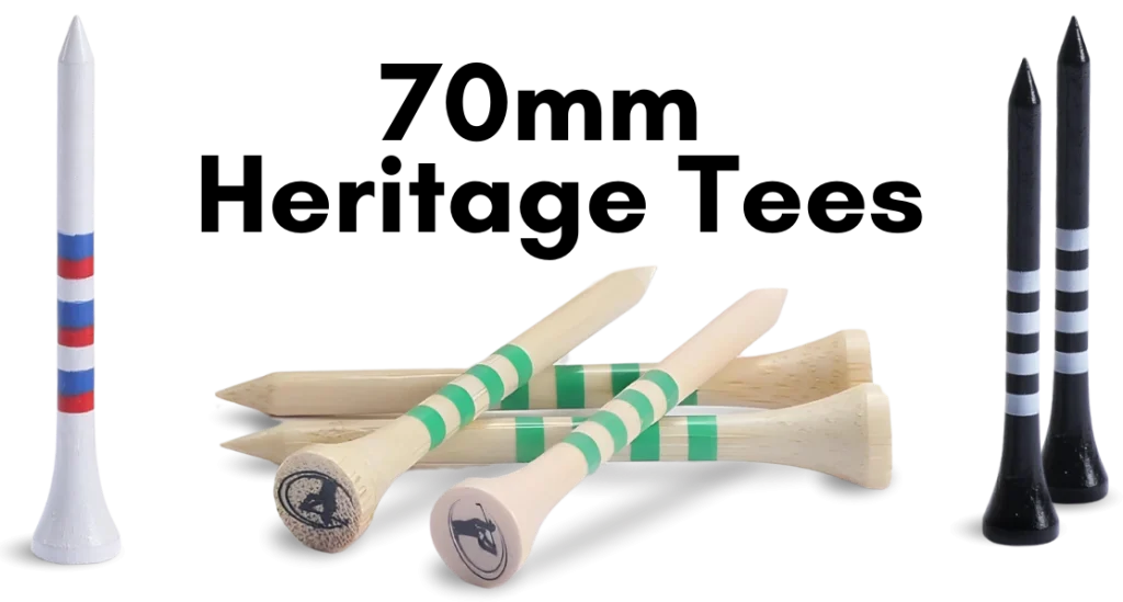 70mm Bamboo Heritage Golf Tees