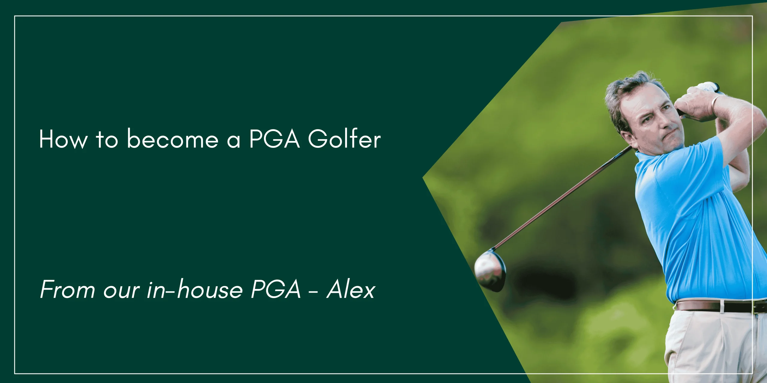 How do you become a PGA pro golfer