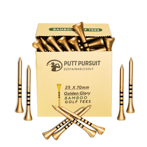 Black and golden with Golf tee height