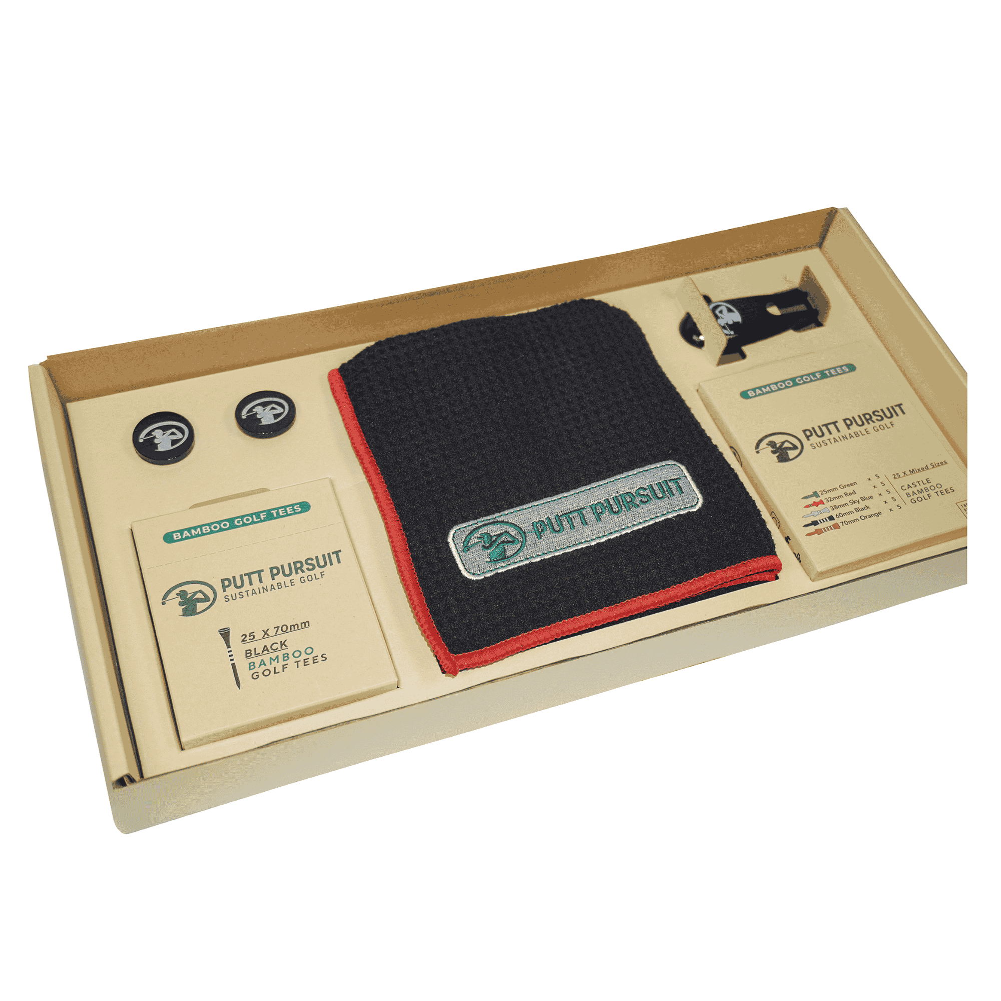 Golf Gift Set Ideal For Christmas and Fathers Day box open