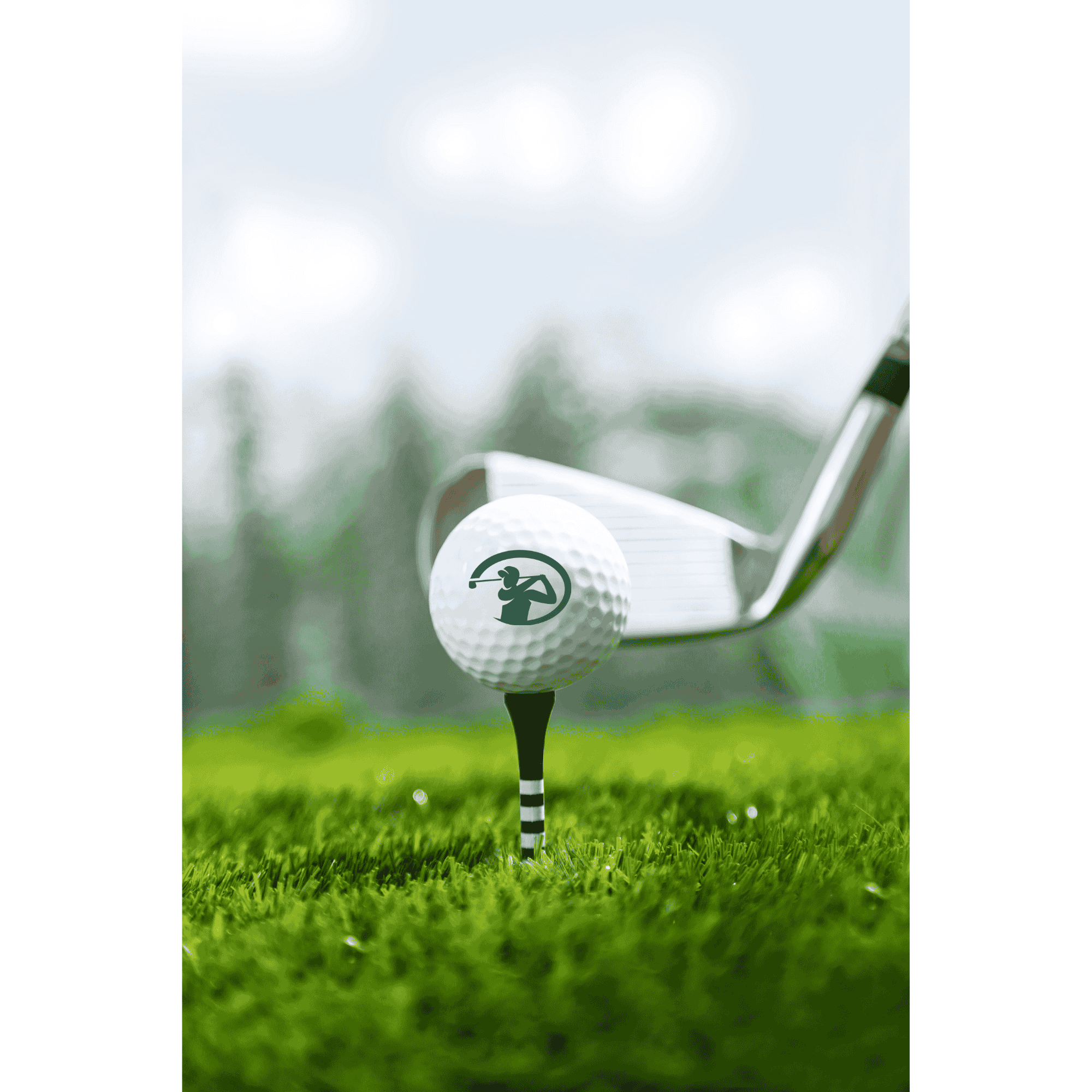 70mm Black Bamboo Golf Tees | Popular Choice - Image 4
