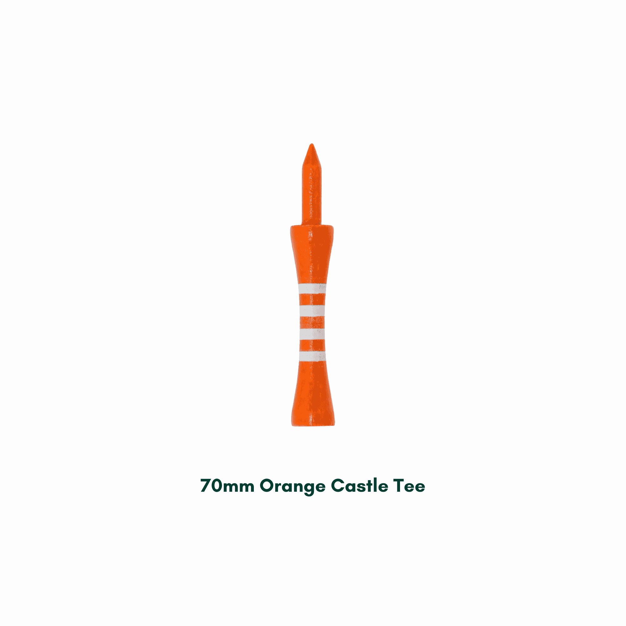 70mm Orange Castle Tees